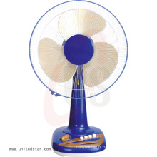 Bonne conception 12/16 de pouce 3 PP lame Table ventilateur couleur bleue